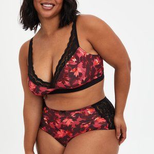 Torrid Microfiber And Lace Set